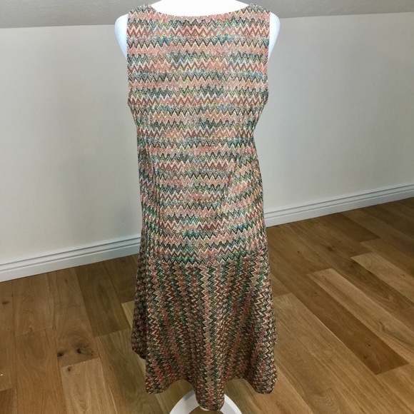 Anthropologie Maeve Swingy Chevron Westwater Dress - Picture 9 of 11
